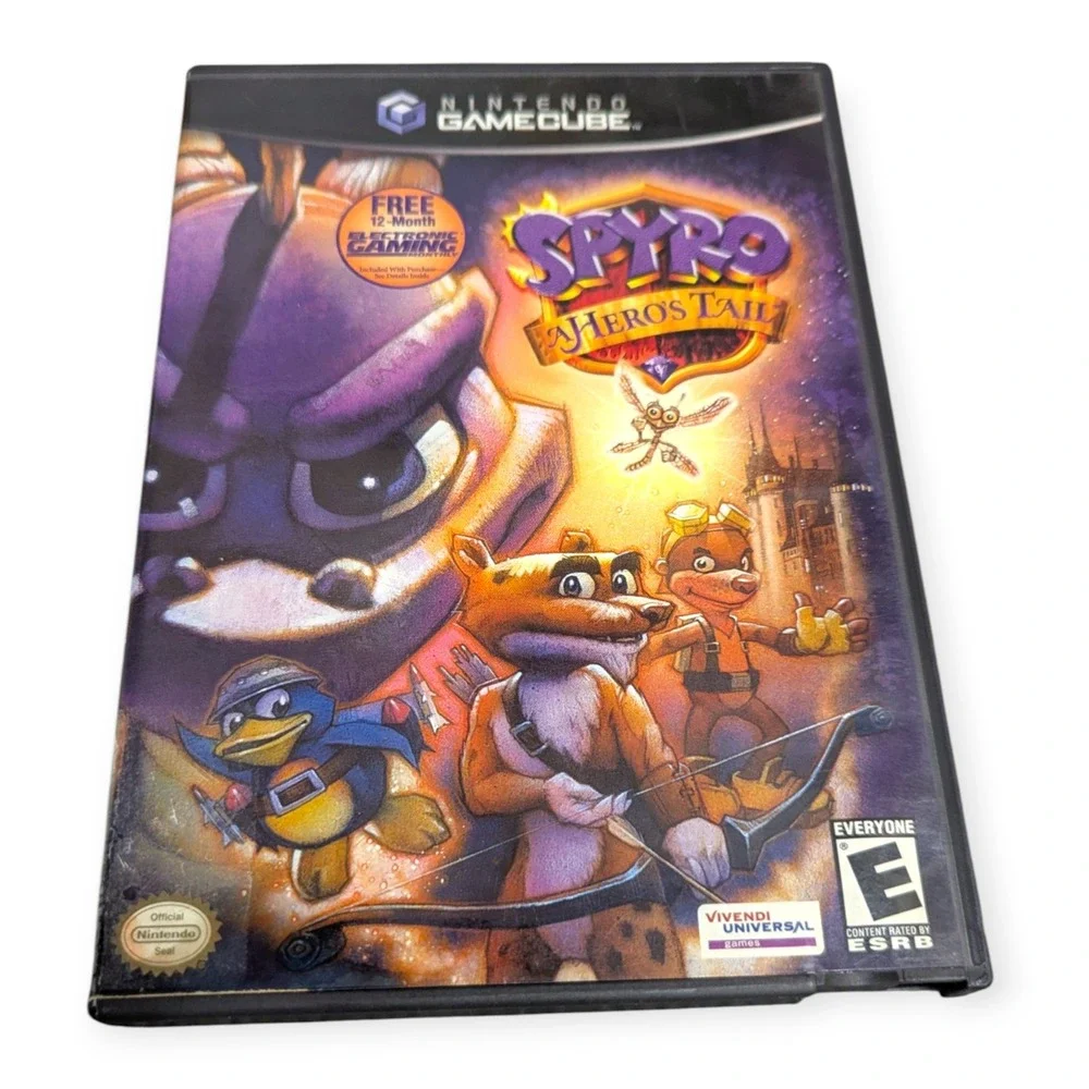 Spyro A Hero's Tail Nintendo GameCube Action Adventure Game CIB - Picture 5 of 10